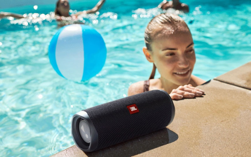 【新品未開封】JBL FLIP5 ブラック JBLFLIP5BLK JBL Flip 5 Black Portable Bluetooth Speaker (Open Box